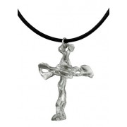 'Brae' Sterling Silver Cross Necklace 'Brae' Sterling Silver Cross Necklace